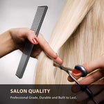 Bardeau Essentials black carbon fiber comb for hair and beard grooming