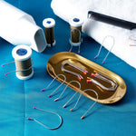 WILLBOND hair styling accessories pack showing large medium and small replacement clips.