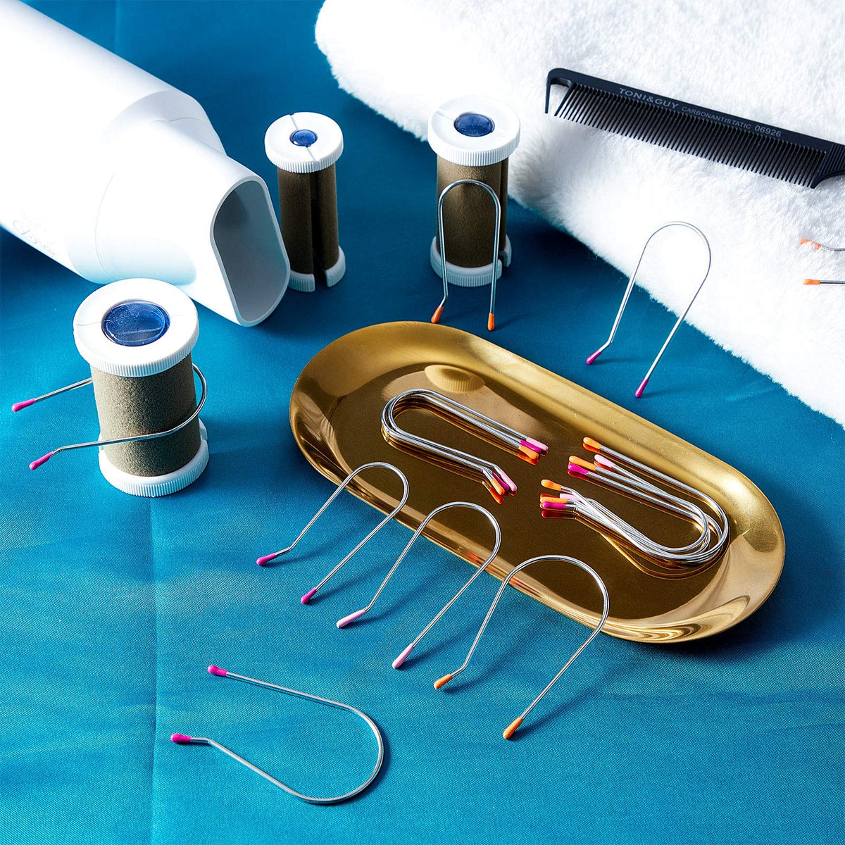 WILLBOND hair styling accessories pack showing large medium and small replacement clips.