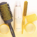 Six pack of premium imported Drybar self grip styling rollers for fine hair.