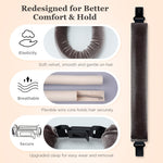 ZHENSILK overnight blowout rods arranged neatly to display the full four piece hair styling kit.