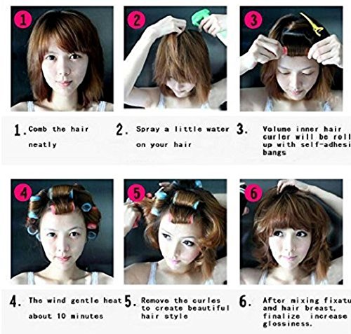Authentic imported self holding styling tools for home hair design