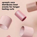 Smooth bouncy waves and root lift achieved after removing the self grip volumizing rollers