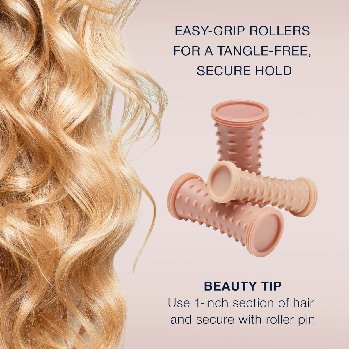 Authentic Conair double ceramic travel friendly rollers package contents displaying twenty multi size styling rods.