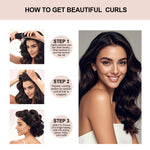 Togayu flexible heatless curling rods demonstrating the soft foam flexibility for damage free blowout styling.