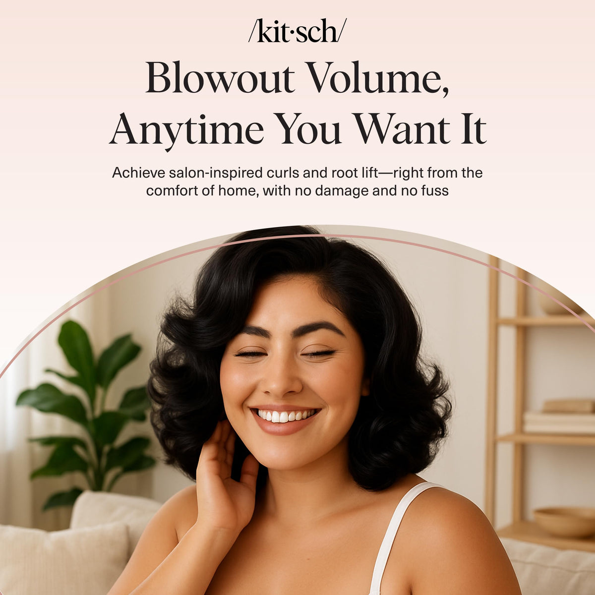 Packaging of Kitsch Pro ceramic thermal hair rollers eight count set