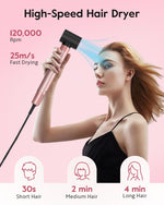Brightup 1400W hot air styler thermal brush head attachments overview