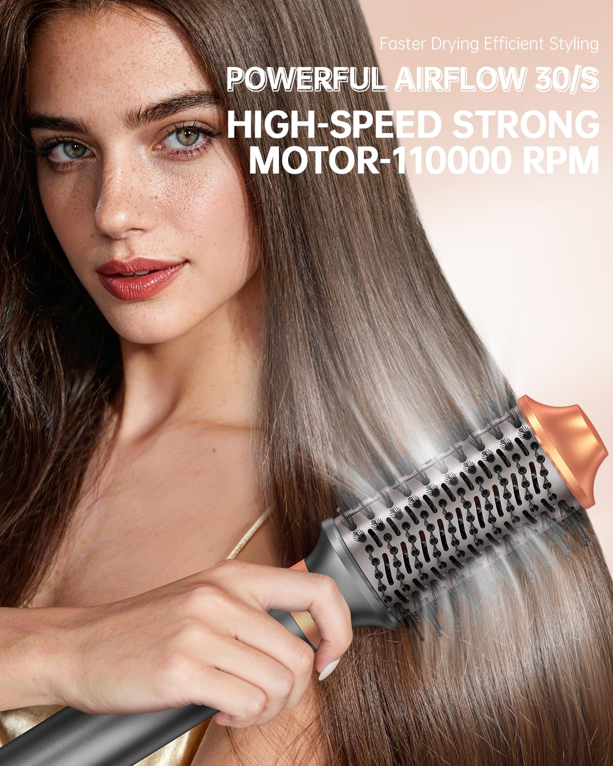 Webeauty auto wrap curler barrels illustrating left and right airflow directions