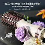 Madremía 4-in-1 portable mini hot air blow dryer straightener with international plug adapters for travel