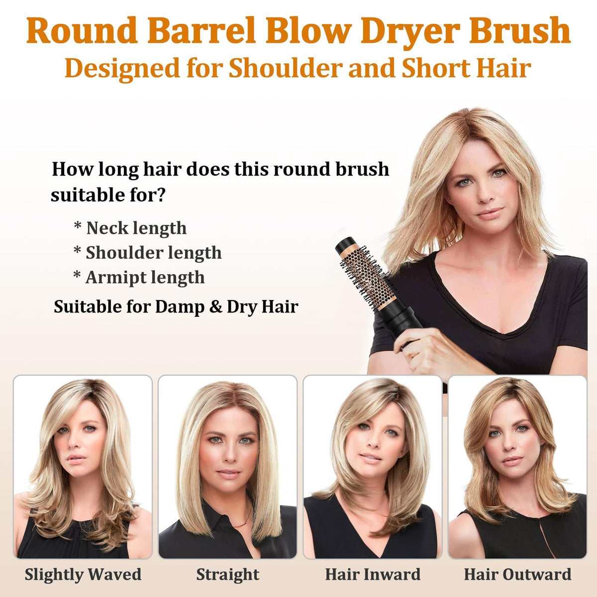The complete USbelff ionic hot air brush package with professional styling components