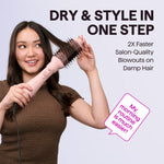 Wavytalk multi hair styler wand with five interchangeable brush and nozzle attachments laid out.