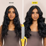 Drybar premium interchangeable hair styling tool set laid out on a clean backdrop