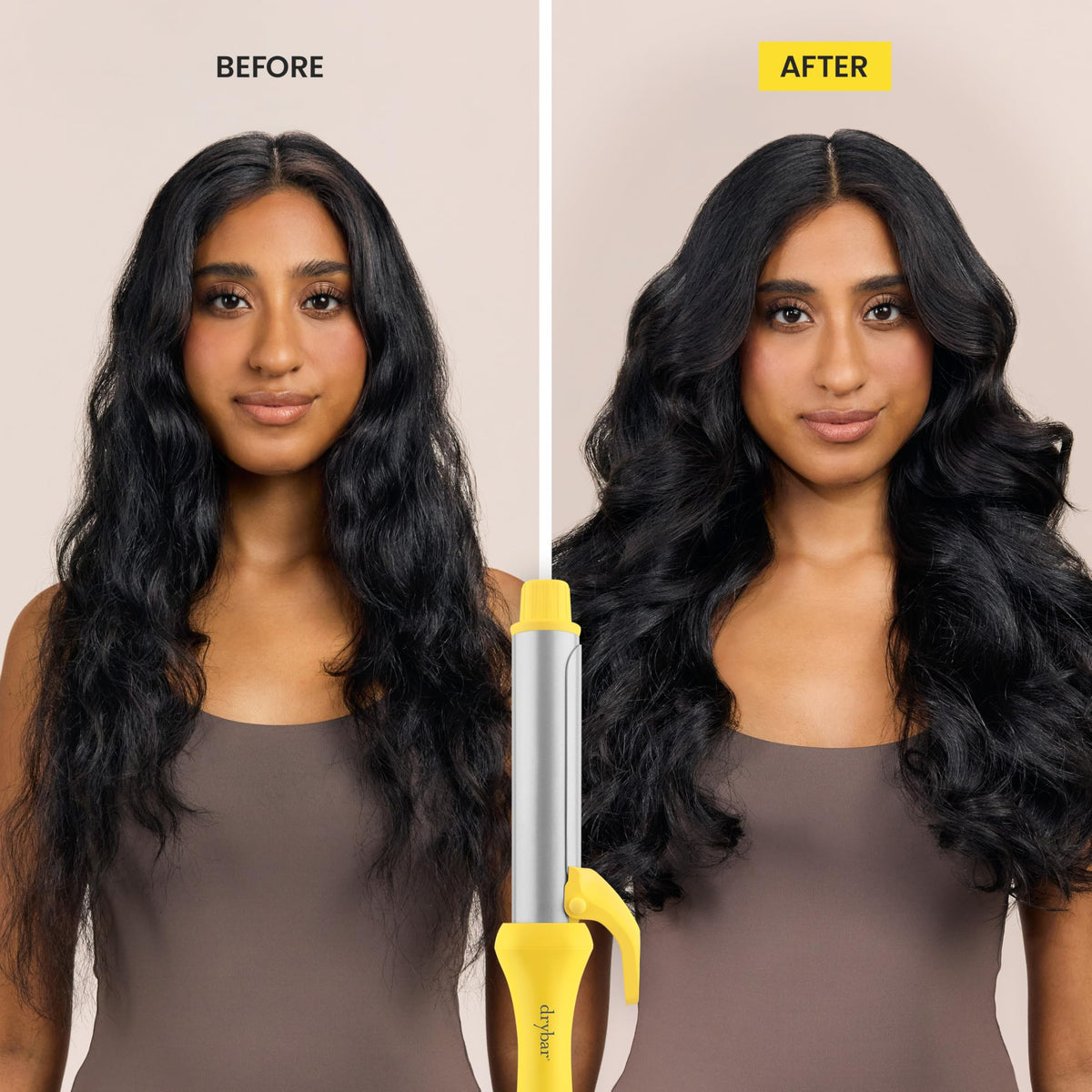 Drybar premium interchangeable hair styling tool set laid out on a clean backdrop