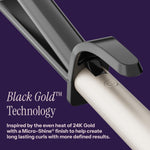 Hot Tools CurlStraight professional styler showing the textured cool tip for safety