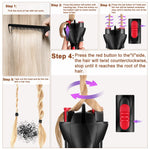 Honoson hair braiding kit including rat tail comb and mini rubber bands packaged