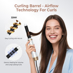 Premium volumizer brush head attachment on the Trylater multi-functional styler device