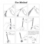 Complete DIY dreadlock machine kit with all components arranged together.