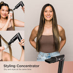 Shark volumizing oval brush attachment designed for building maximum body and lift
