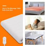 Safety focused electric spa table warmer packaging view