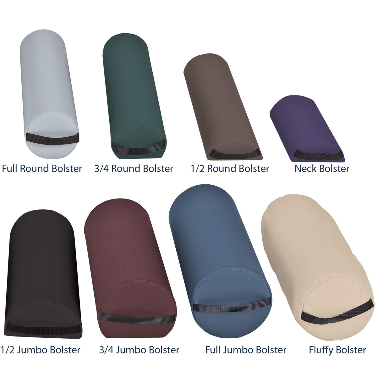 Professional massage bolster pillow for back pain relief