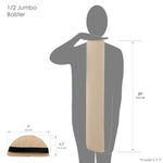 Detailed view of EarthLite bolster size and construction