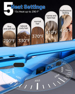 Ergonomic handle design of 7MAGIC titanium hair iron