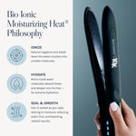 Side profile of Bio Ionic 10X flat iron with digital display