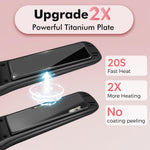Sunmay 2-in-1 portable hair straightener and curler device