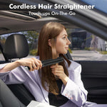 Side profile of Sunmay cordless travel flat iron