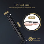 Terviiix portable hair straightener showing swivel cord