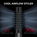 Close up of Tymo Airflow 2.0 ceramic plates and ionic vents