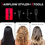 Tymo Airflow Styler 2.0 showing temperature control settings