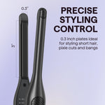 Wavytalk pencil flat iron styling short hair
