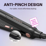 Wavytalk hair straightener with heat settings display