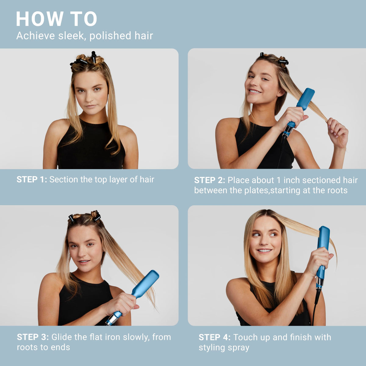 BaBylissPRO hair tool showing floating plate technology