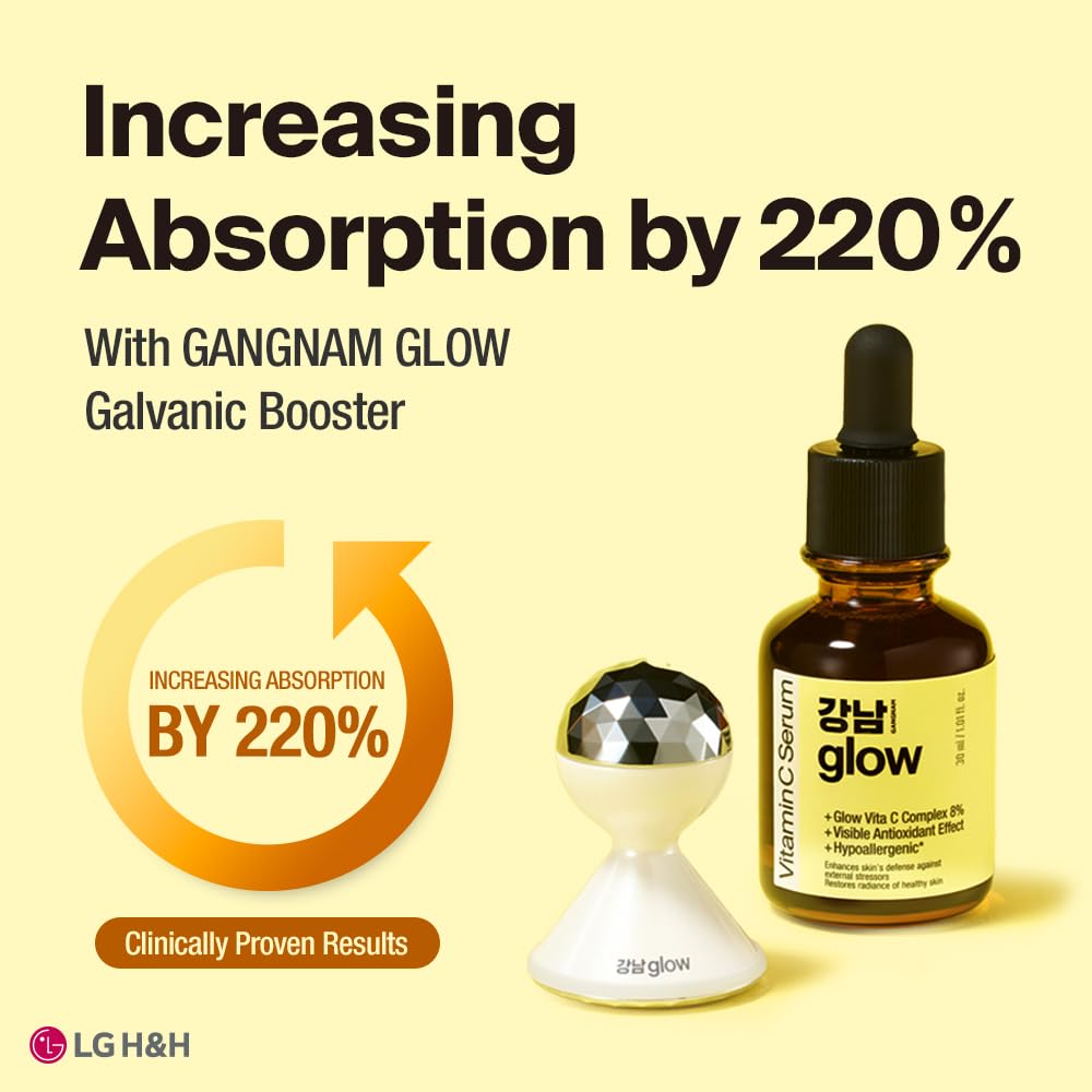 Close up of Gangnam Glow Galvanic Red LED applicator head