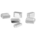 Five food grade aluminum pre pack dosing inserts for portable dry herb vaporizers