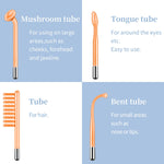 Tumakou skin therapy wand with four glass electrode tubes