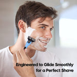 Eco friendly reusable face shaver with twenty hygienic replacement blades