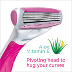 Side view of Schick Quattro Ultra Smooth blade technology
