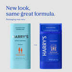 Harry's Redwood scent men's solid stick deodorant packaging details