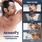 Premium USA imported men private part grooming cream package contents
