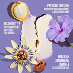 Sol De Janeiro Delicia Drench Body Butter branding on purple packaging