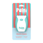 Palmperfect female pubic hair trimmer showing the non slip rubber grip feature