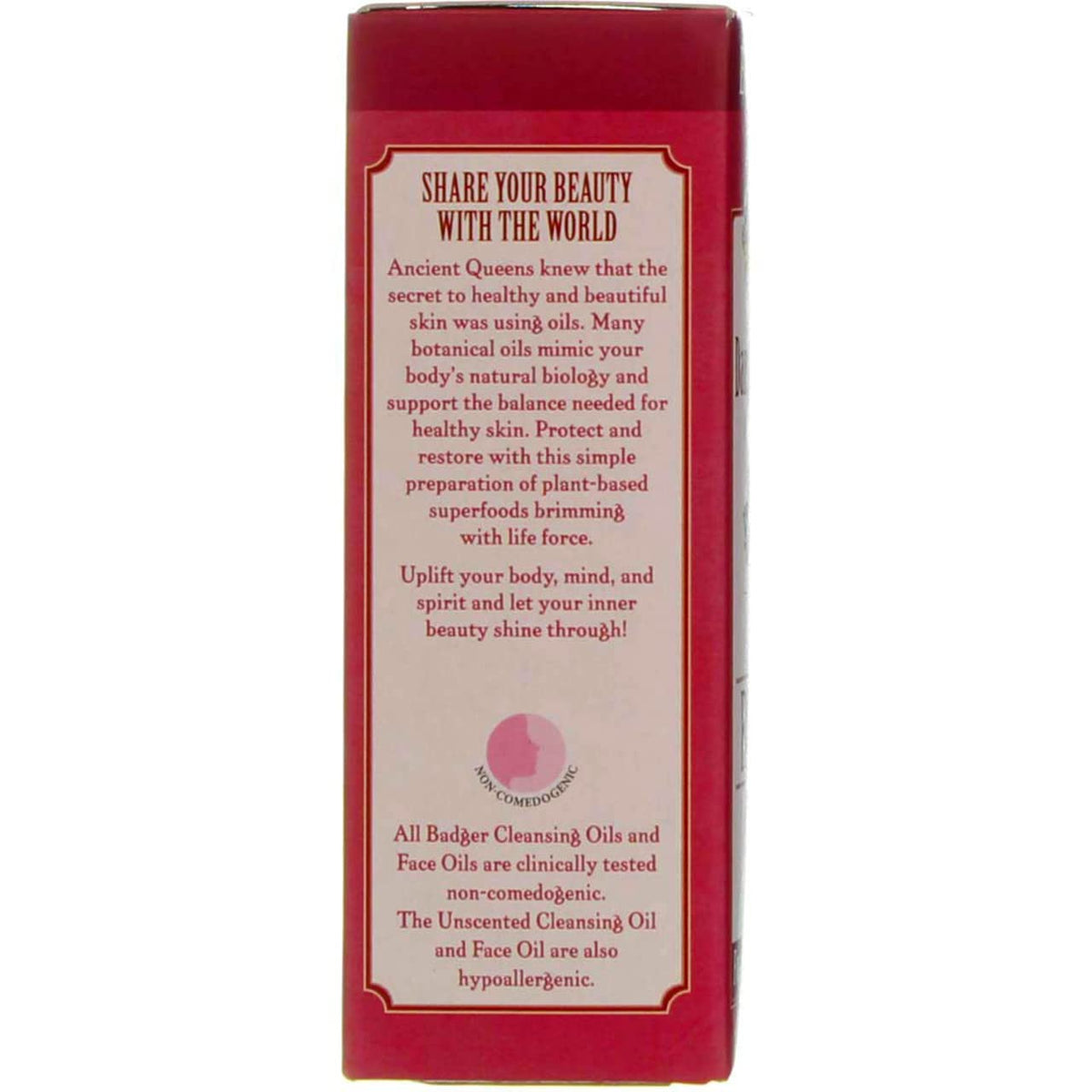 Badger Rose facial oil two pack packaging showing the premium USA imported skincare product