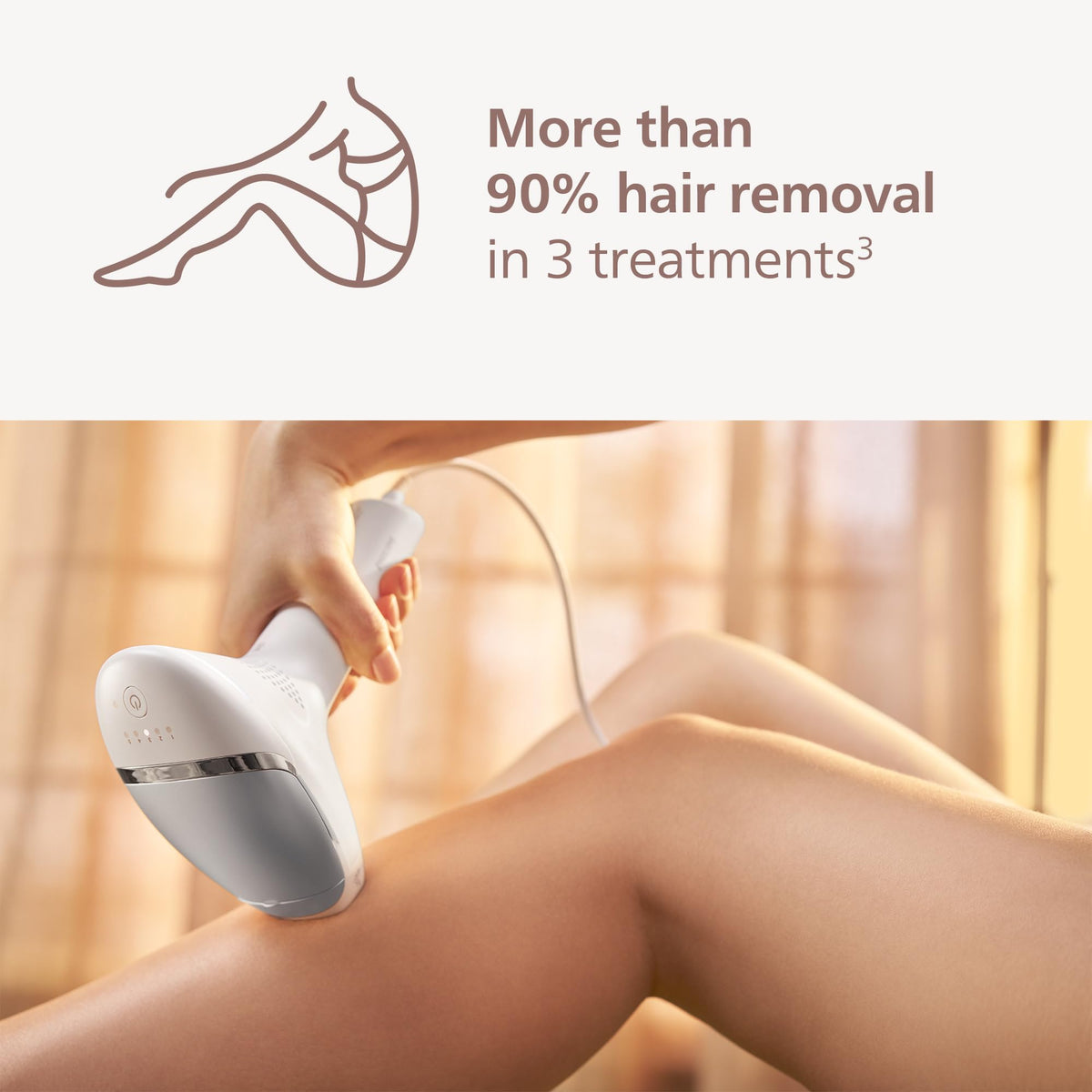 Philips Lumea IPL curved body attachment