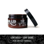 Fix Your Lid styling product packaging displaying the cruelty free badge.