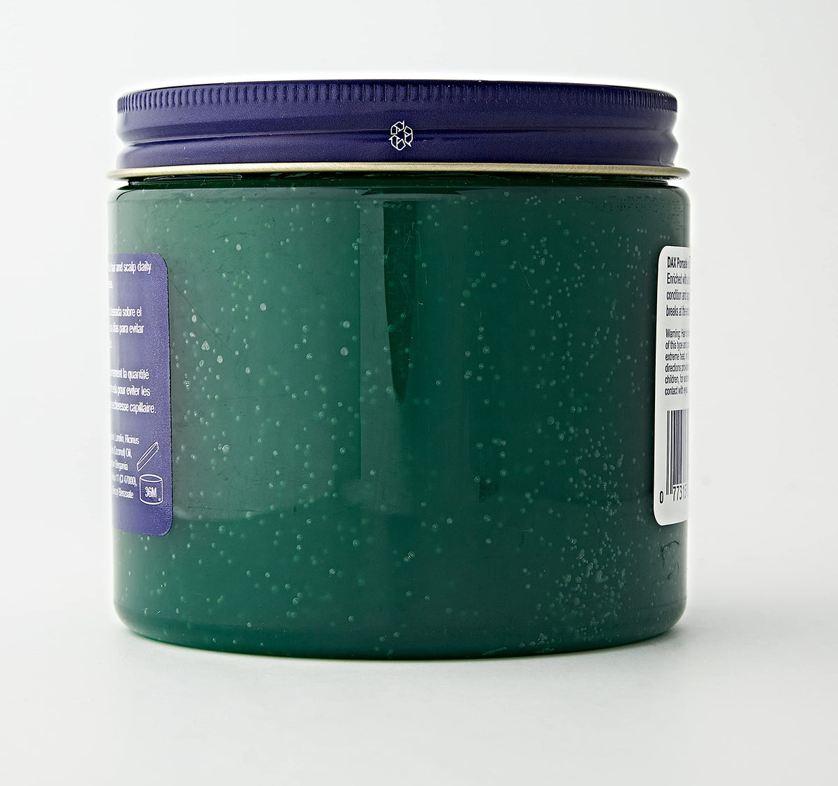 USA imported DAX classic pomade cream side view packaging details