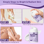 Geafaw personal care melanin reduction cream tube showing usage instructions.