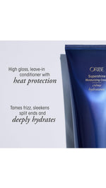 Oribe Supershine Moisturizing Styling Cream application on hair ends